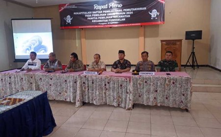 Danramil Menghadiri Rapat Pleno Terbuka Daftar Pemilih Hasil Pemutahiran