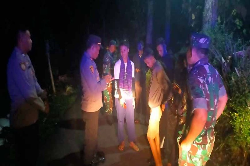 Sinergitas TNI-Polri berikan rasa aman di malam hari 