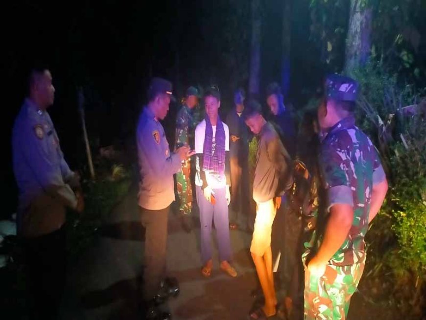 Sinergitas TNI-Polri berikan rasa aman di malam hari 