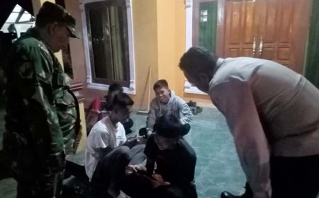 Babinsa Bersama Bhabinkamtibmas Bersinergi Tingkatkan Kondusifitas Wilayah