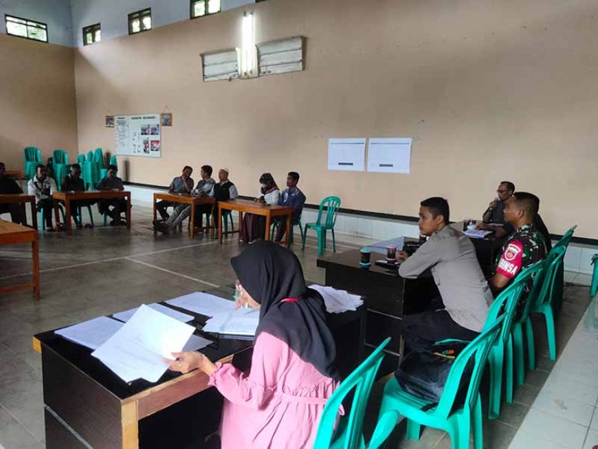 Babinsa Bersama Bhabinkamtibmas Hadir Dalam Pelaksanaan Forum Konsultasi Publik