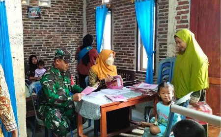 Babinsa Aktif melaksanakan kegiatan rutin di wilayah binaan 
