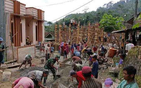 Warga binaan semakin semangat laksanakan gotong royong dengan hadirnya Babinsa 