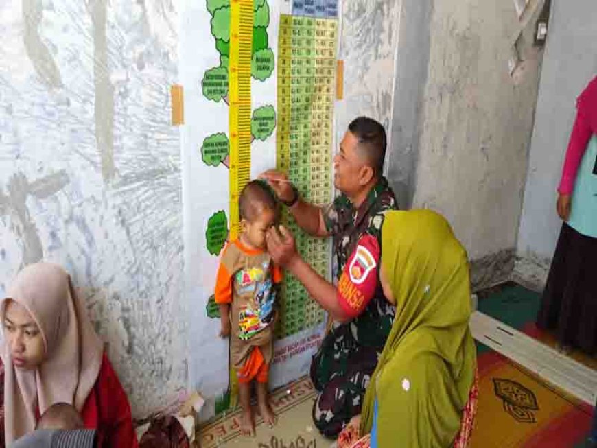 Babinsa Aktif melaksanakan kegiatan rutin di wilayah binaan 