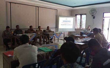 Babinsa Hadiri kegiatan Sosialisasi Komunikasi Informasi dan Edukasi Rawan Bencana 