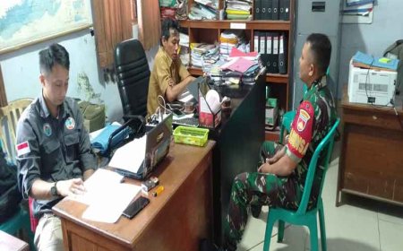 Wujud Sinergitas, Babinsa Komsos Dengan Perangkat Desa