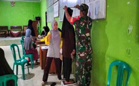 Babinsa Aktif melaksanakan Pendampingan Posyandu Lansia 