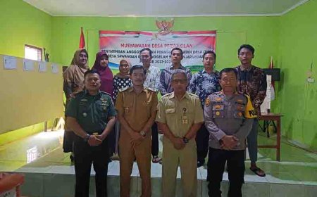 Danramil 11/Punggelan Hadiri Musyawarah Desa dan Penyaringan Anggota BPD