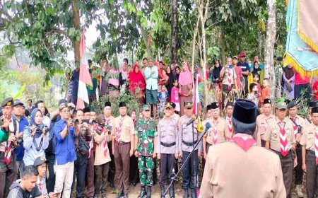 Danramil 11/Punggelan Hadiri Kegiatan Estafet Tunas Kelapa Tahun 2023