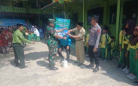 Danramil 11 Punggelan Hadiri Pembukaan Porseni MI Tingkat Kecamatan Punggelan