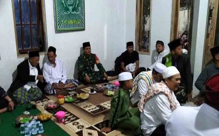 Babinsa Koramil 11 Punggelan Ikuti Pengajian Dzikir Dan Sholawat 