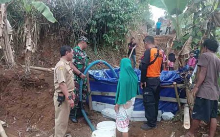 Wujud Nyata Kepedulian Babinsa Bantu Pendistribusian Air Bersih Kepada Warga Binaan 