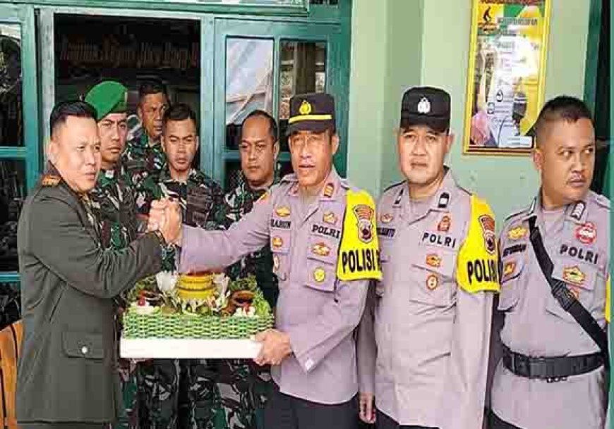 Koramil 11 Punggelan Melaksanakan Syukuran HUT TNI Yang  Ke 78 