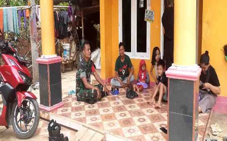 Mewujudkan Keakraban, Babinsa Koramil 11/ Punggelan Komsos dengan Warga Binaan