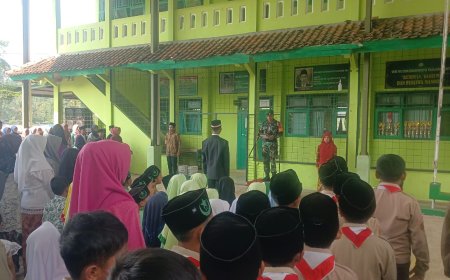 Babinsa Koramil 11/Punggelan menjadi Irup Upacara Hari Pahlawan