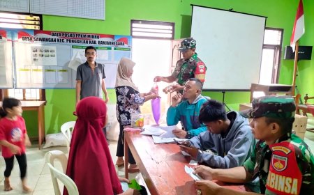 Cegah Stunting, Babinsa Dampingi Penyaluran Bantuan Pangan Untuk Stunting 
