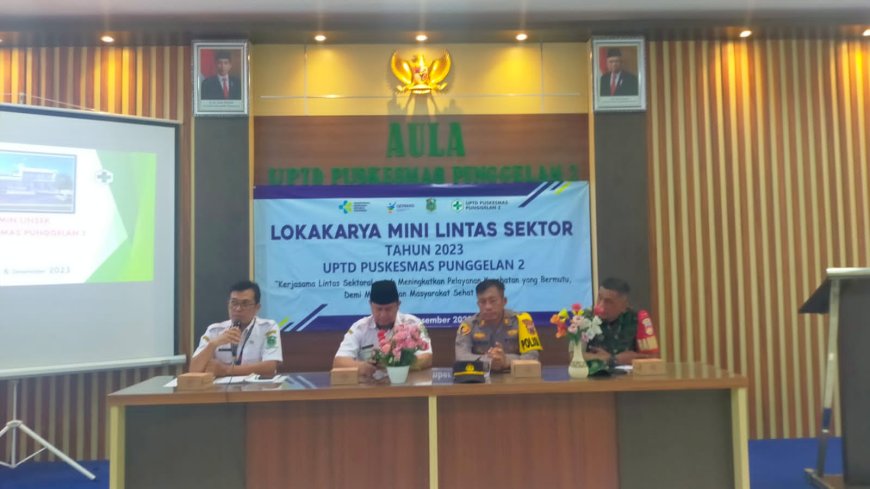 BABINSA MENGHADIRI UNDANGAN  LOKAKARYA MINI LINTAS SEKTORAL