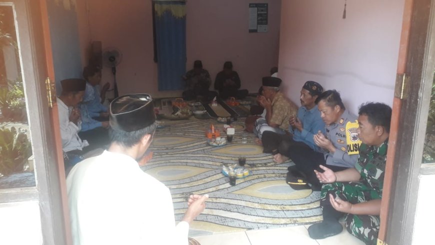 Babinsa Menghadiri Kegiatan Peletakan Batu Pertama di Pondok Pesantren