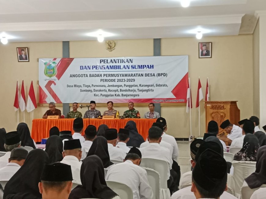 Babinsa Hadiri Pelantikan Badan Permusyawaratan Desa (BPD)