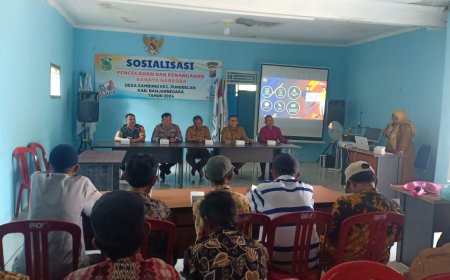 Babinsa Koramil 11/ Punggelan Hadiri Sosialisasi Pencegahan dan penyalahgunaan Narkoba