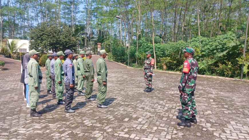 BABINSA IKUT MERAMAIKAN JAMBORE SATLINMAS TAHUN 2024