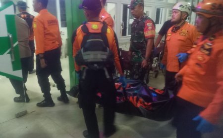 Babinsa Bantu Pencarian dan Evakuasi Korban Laka Air 