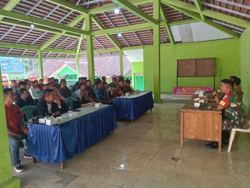 Babinsa Hadiri Pengukuhan Karang Taruna di Desa Binaan 