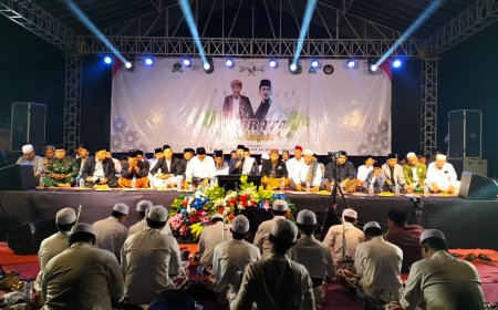 Danramil 11/Punggelan Hadiri Sidarata Bersholawat 