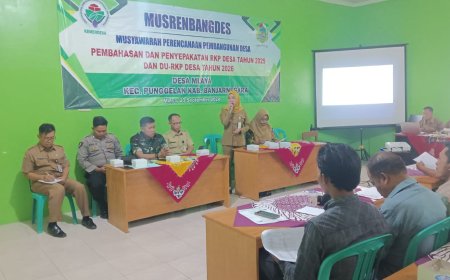 Danramil Hadiri Kegiatan Musrenbangdes Di Desa Mlaya 