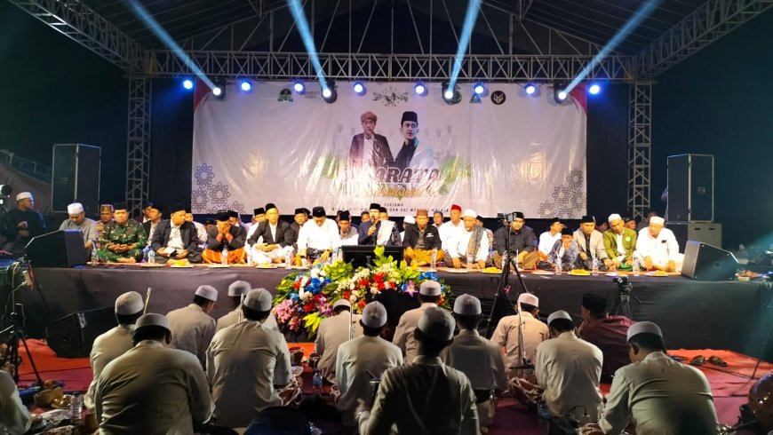Danramil 11/Punggelan Hadiri Sidarata Bersholawat 