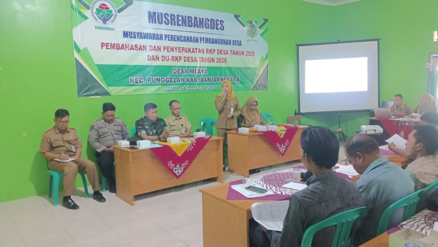 Danramil Hadiri Kegiatan Musrenbangdes Di Desa Mlaya 