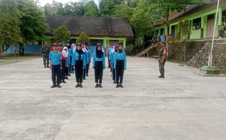 Kepedulian Babinsa Membentuk Karakter siswa siswi di Wilayah Binaan 