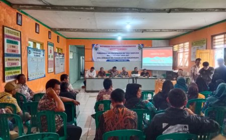 Babinsa Koramil 11/Punggelan Hadiri Kegiatan Musrenbang Desa Jembangan 