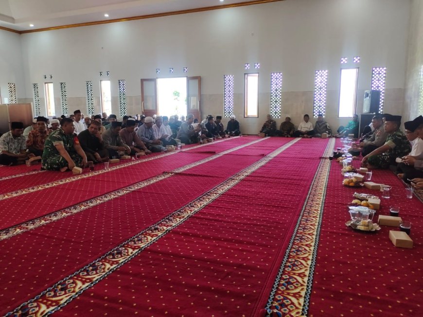 Tingkatkan Silaturahmi, Danramil Hadiri Peresmian Pondok Pesantren di Wilayah Binaan