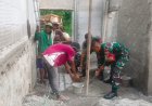 Koramil11/Punggelan Bantu Program RTLH di Kecamatan Punggelan