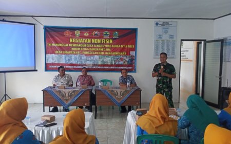 Sasaran Non Fisik TMMD Ke-126 Kodim 0704/Banjarnegara Gelar Sosialisasi Bela Negara