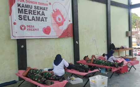 TMMD Sengkuyung Desa Sidarata Kecamatan Punggelan Hadirkan Kegiatan Donor Darah