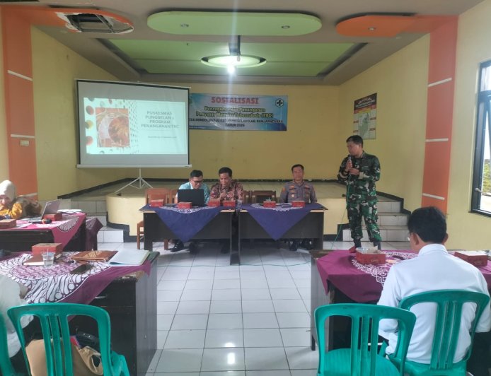 Danramil Hadiri Kegiatan Sosialisasi Kesehatan di Desa Bondolharjo 