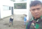 Rangka Atap Mulai Berdiri KDKMP Desa Tlaga Terus Menatap Selesai