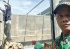 Babinsa Koramil 11 Punggelan Awasi Pembangunan KDKMP di Desa Tanjungtirta